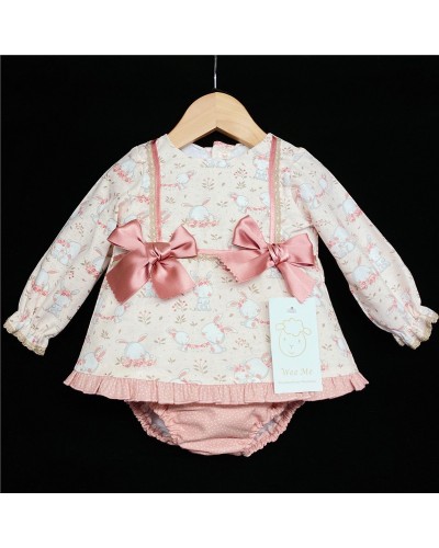 Baby Girls Bunny Print...