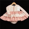 Baby Girls Bunny Print Puff Dress "MYD228 Pink"