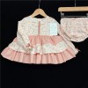 Baby Girls Bunny Print Puff Dress "MYD228 Pink"