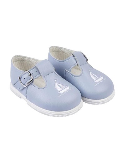 Baby Boys Patent T-Bar Boat...