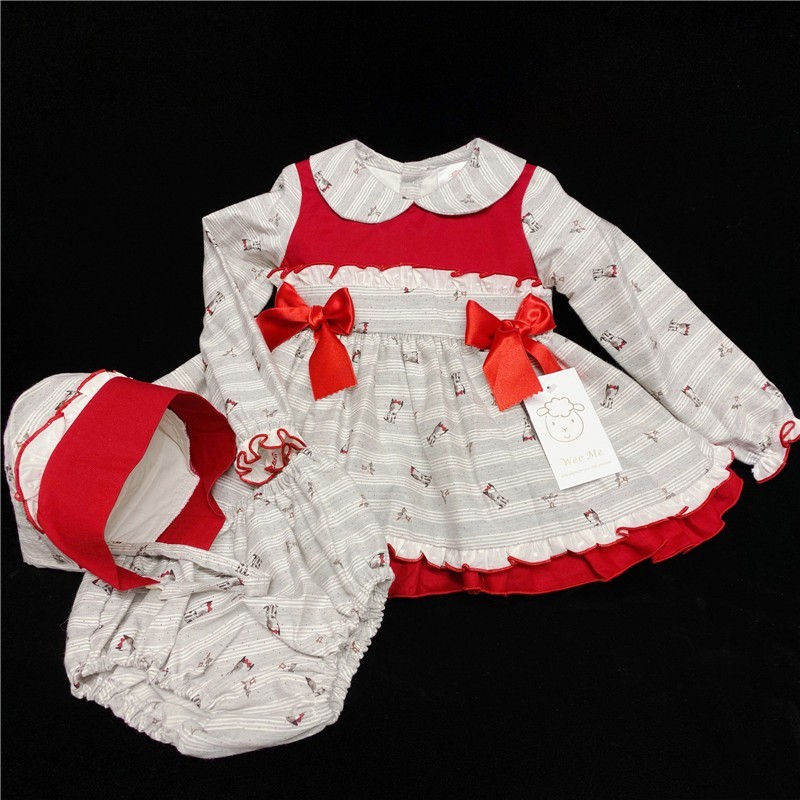 Baby Girls Puff Ball Dress Set 3 Piece "MYD232"