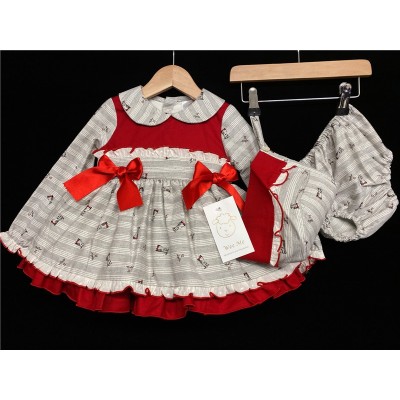 Baby Girls Puff Ball Dress Set 3 Piece "MYD232"