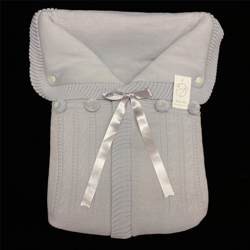 Knitted Sleeping Bag "BN01 Grey"