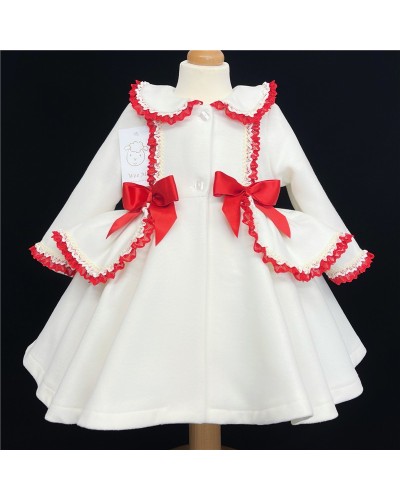 Baby Girls Cream with Red...