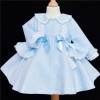 Baby Girls Blue Waffle Puff Jacket "MYD836B"