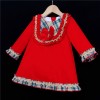 Baby Girl Red A Line Dress "2046 Beige"