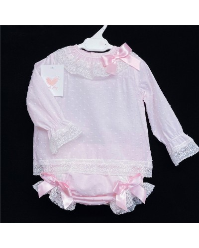Baby Girls Pink Top with...