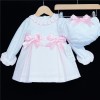 Baby Girls Pink Waffle Princess Dress Set "MYD207"