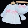 Baby Girls Pink Waffle Princess Dress Set "MYD207"