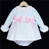 Baby Girls Pink Waffle Princess Dress Set "MYD207"