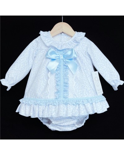 Baby Girls Blue Floral...