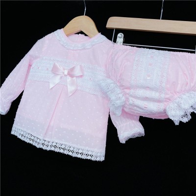 Baby Girls Pink Lacey Outfit "MYD851"