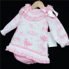 Baby Girls Pink Long Sleeve Dress Set "MYD870"