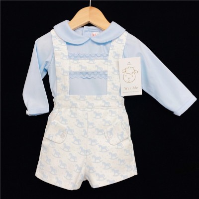 Baby Boys Blue Rocking Horse Outfit "MYD211"