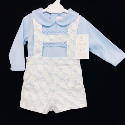 Baby Boys Blue Rocking Horse Outfit "MYD211"