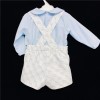 Baby Boys Blue Rocking Horse Outfit "MYD211"