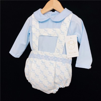 Baby Boys Blue Rocking Horse Outfit "MYD212"