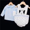 Baby Boys Blue Rocking Horse Outfit "MYD212"