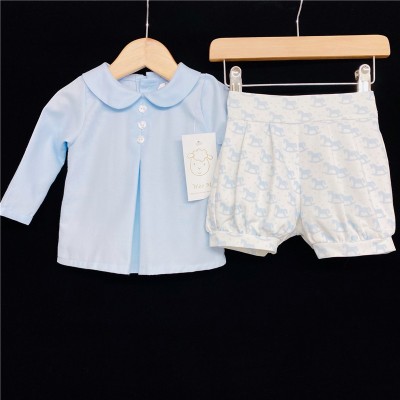 Boys Blue Rocking Horse Outfit "MYD213"
