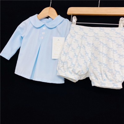 Boys Blue Rocking Horse Outfit "MYD213"