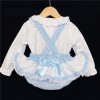 Baby Girls Blue Spotty Romper Set "MYD202B"