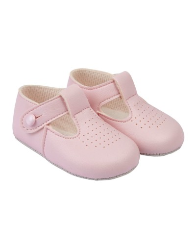 Baby Girls T-Bar & Punch...