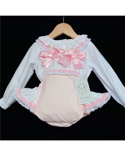Baby Girls Pale Pink Spotty...
