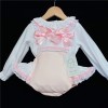 Baby Girls Pale Pink Spotty Romper Set "MYD202P"