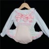 Baby Girls Pale Pink Spotty Romper Set "MYD202P"