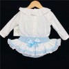 Baby Girls Blue Jam Pants Set with Blouse "MYD200B"