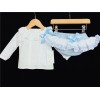 Baby Girls Blue Jam Pants Set with Blouse "MYD200B"