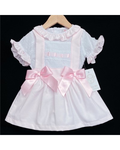 Baby Girls Pink Waffle...