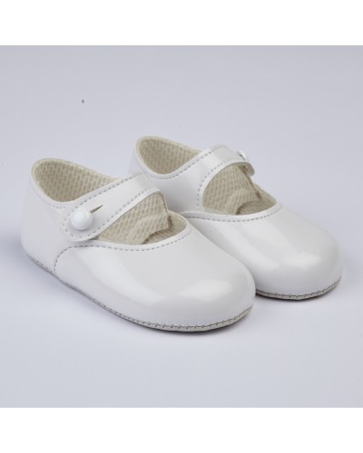 Baby Girls Patent Pram...
