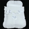 Baby Girl White Waffle Pram Sets "PS02W"
