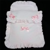 Baby Girl Pink Waffle Pram Sets "PS03"