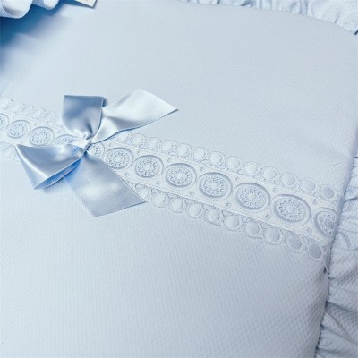 Baby Boys Blue Waffle Pram Sets "PS04"