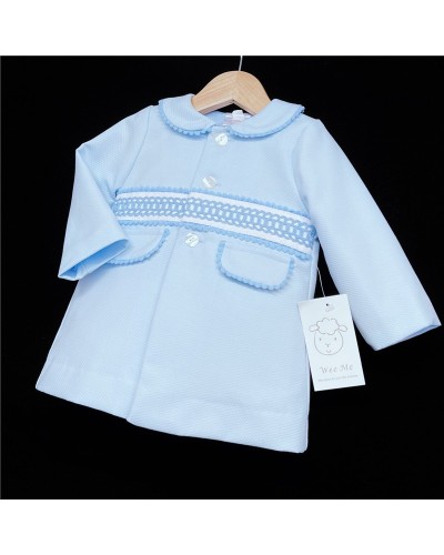 Baby Boy Blue Waffle Jacket...