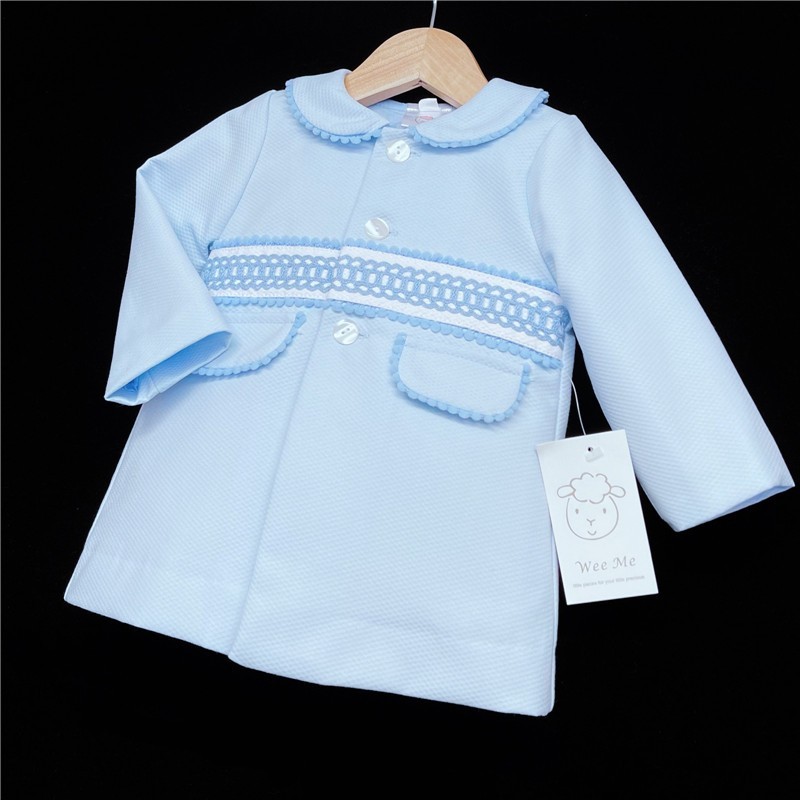 Baby Boy Blue Waffle Jacket "ABR002"