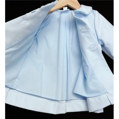 Baby Boy Blue Waffle Jacket "ABR003"