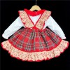 Baby Girls Tartan Pinafore Set "2161 Red"