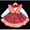 Baby Girls Tartan Pinafore Set "2161 Red"