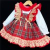 Baby Girls Tartan Pinafore Set "2161 Red"
