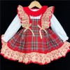 Baby Girls Tartan Pinafore Set "2161 Red"
