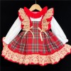 Baby Girls Tartan Pinafore Set "2161 Red"