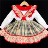 Baby Girl Tartan Pinafore Set "2161 Beige"