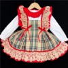 Baby Girl Tartan Pinafore Set "2161 Beige"