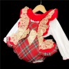 Baby Girls Tartan Romper Set "2165 Red"