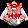 Baby Girls Tartan Romper Set "2165 Beige"