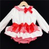 Baby Girls Gingham Skirts Set "MYD823 Red"