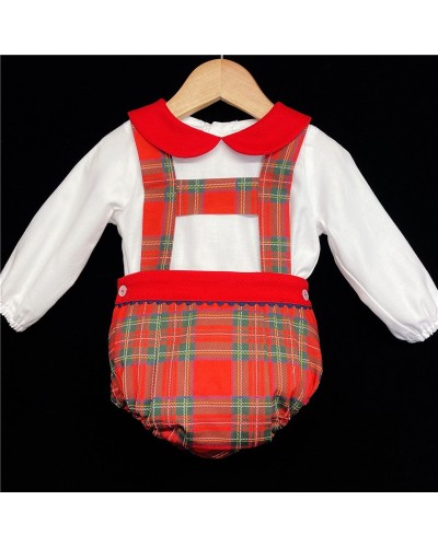 Baby Boys Tartan Outfit...